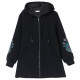 Loose, fat and larger size women's sweatshirt spring and autumn thin zipper jacket middle-aged and elderly mothers' dignified and atmospheric top