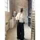 GV Dabai Ge Sena afternoon Heavy Industry Embroidery Flash Filter Three-dimensional Lace Shirt French New Chinese Top Women
