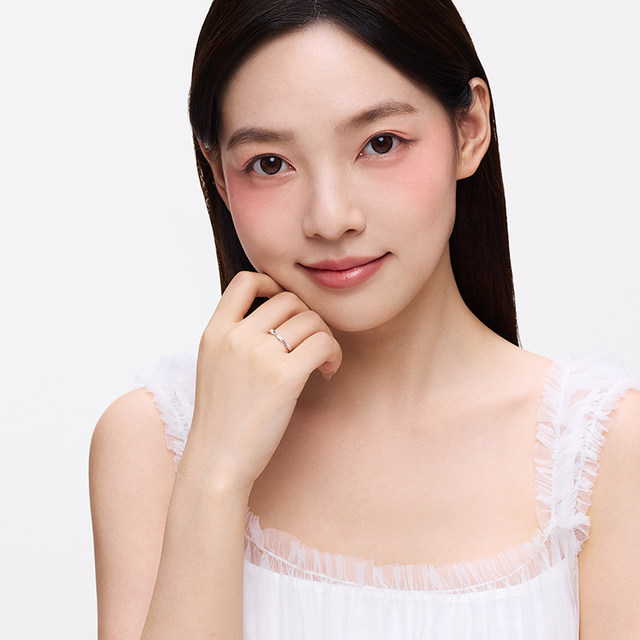 
Catiro Starlight Couple Ring 925 Silver Open Ring Birthday Gift for Girlfriend