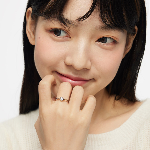 Catiro Love Eternal Ring Couple Ring 925 Silver Birthday Gift for Girlfriend and Boyfriend