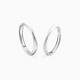 Catiro Möbius ring, a couple's necklace and ring falling in love, a pair of niche birthday gifts for boyfriend and girlfriend