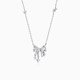 Cardiro Heart-Sweet Dream Necklace for Women S925 Sterling Silver Light Luxury Niche Design Sense Collarbone Birthday Gift for Girlfriend