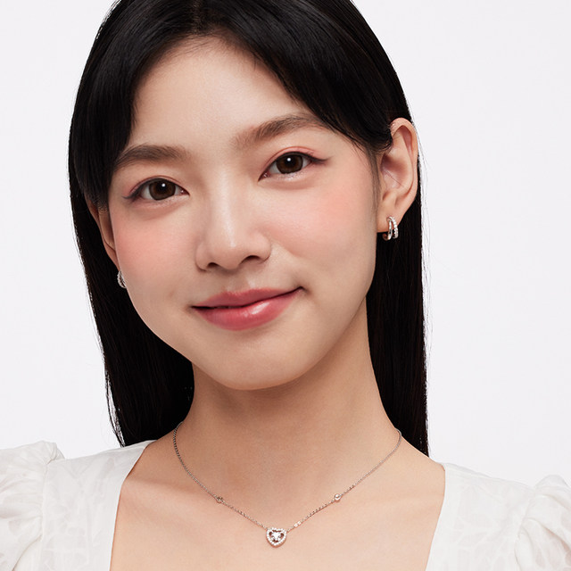 Catiro geometric double ring earrings for women 925 silver earrings niche design earrings new hot style light luxury high-end
