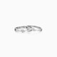 Cardiro Qianqian couple ring 999 silver niche design birthday gift for girlfriend