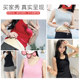 Winter thickened plus velvet and warm vest female size in the large size of the top of the clothes to prevent cold, the body, tight -fitting virtue cotton underwear suspender
