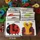 1234 year old baby early education animal recognition alphanumeric card tear-resistant wood educational children's puzzle toy