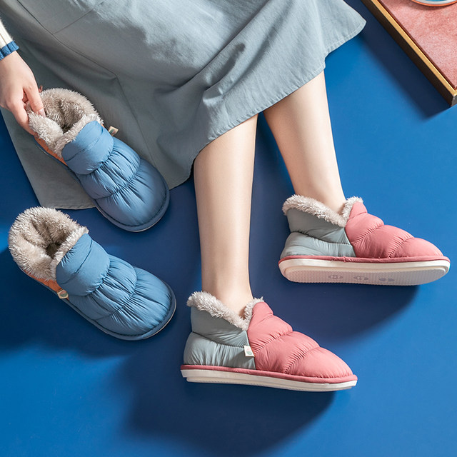Thick-soled cotton shoes for women in winter thickened non-slip women plus velvet snow shoes keep warm and waterproof snow boots for women