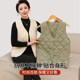 Middle-aged and elderly women's mother's velvet vest autumn women's warm vest top thickened autumn and winter new vest vest