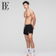 BE Fan De'an men's swimming trunks quick-drying fabric five-point boxer swimming trunks large size beach pants