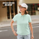Skecher 2025 summer new product for women's sun protection instantly cool slim short-sleeved high-needle machine woven Polo shirt
