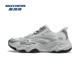 
Skecher 2025 autumn men's sneakers lightweight cushioning and easy to put on and take off comfortable breathable mesh and casual versatile