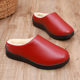 Winter waterproof cotton slippers Women's skin noodles resistant and velvet, warm and thick bottom anti -sliding home indoor couple mothers cotton shoes
