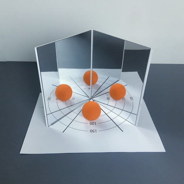 Children's fun science experiment plane mirror set magical mirror student mirror imaging reflective diy material