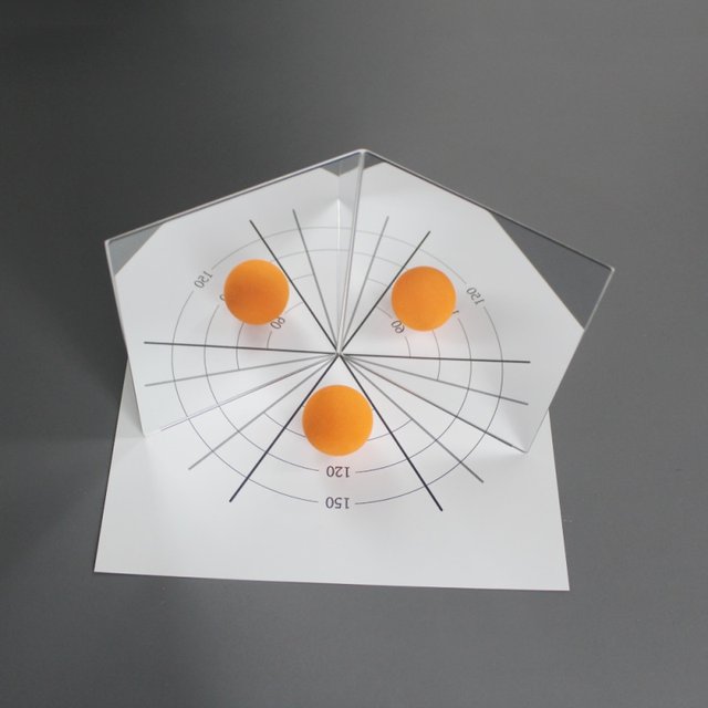 Children's fun science experiment plane mirror set magical mirror student mirror imaging reflective diy material