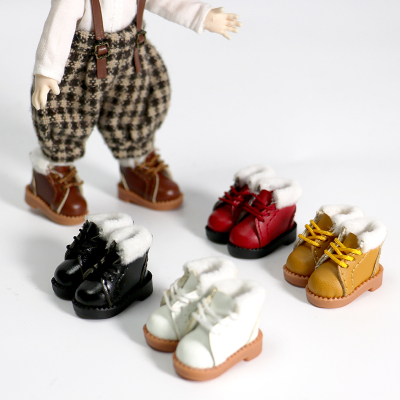 taobao agent OB11 baby shoes plush shoes leather boots GSC body ymy P9 12 points bjd body9