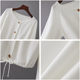 Spring and autumn short coat for women, versatile new Korean style loose sweater, cardigan, sweater top, foreign style, casual and trendy