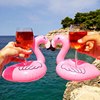 Inflatable Cup | Dujia inflatable world | Pet swimming ring flamingo water floating cup holder toy