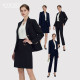 Scofield women's casual lapel commuter waist jacket simple business suit spring suit