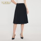 Scofield women's simple and elegant A-line skirt commuter pleated skirt summer skirt
