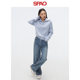 
SPAO Korean style 2025 spring new product women's easy to match temperament solid color lapel sweater SPKWF11G02