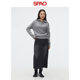 
SPAO Korean style 2025 spring new product women's easy to match temperament solid color lapel sweater SPKWF11G02