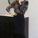 Professional short skirt women's 2025 spring and autumn new asymmetric high-waist hip skirt commuter suit Korean skirt