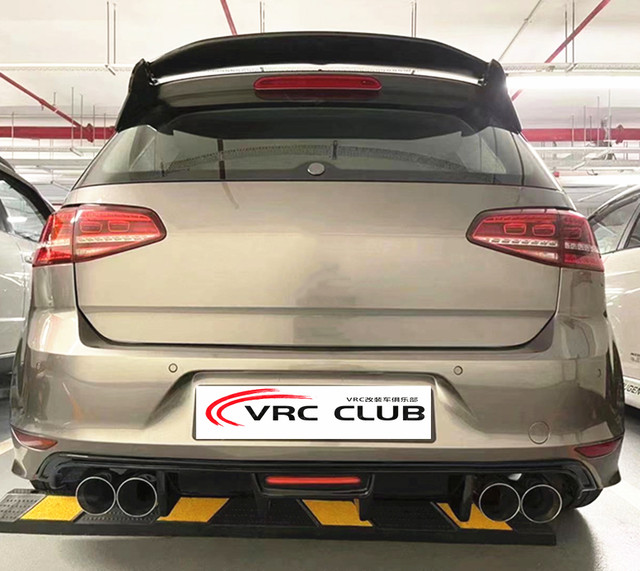 Golf 7/7.5GTI carbon rear lip RLINE modified tail lip Revozport7r ...