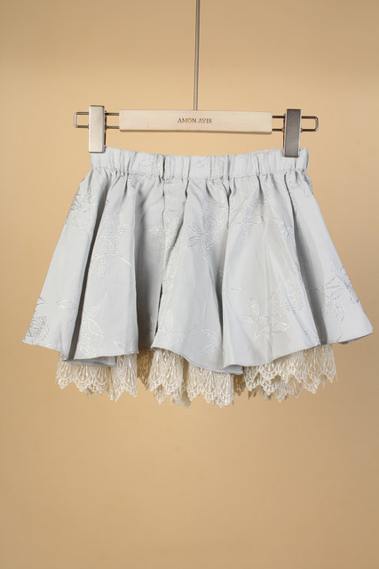 BK196 vintage vintage Japanese sweet style literary forest retro gauze skirt cake skirt summer short skirt