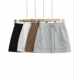 High waist pocket skirt 2024 spring and summer casual sports style slim and anti-exposure A-line skirt small skirt