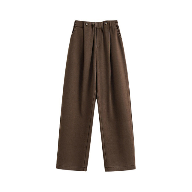 Plus size women's autumn and winter plus velvet drape casual woolen pants for fat girls mm loose slimming carrot harem pants