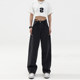 Pear -shaped figure straight jeans female big size fat sister mm high waist loose, thin leg mop long pants tide