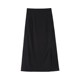 Pear-shaped skirt for fat girls in autumn and winter, mm high waist, slim and drapey slit, a-line skirt, mid-length skirt