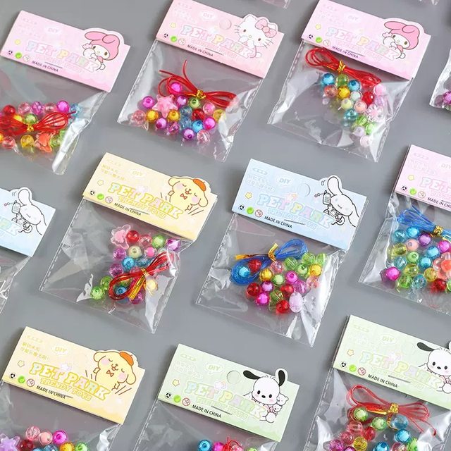 DIY beaded handmade material bag princess jewelry bracelet necklace girl beaded accessories convenience store toys