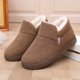 
New old Beijing cloth shoes, winter velvet women's cotton shoes, warm middle-aged and elderly mother's shoes, wool cotton slippers for home wear