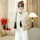 Jacket and Women's 2025 Spring New Design Drawstring Slimming and Versatile Small Stand Collar Short Trench Coat
