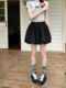 Design-sensory flower buds, high waist skirts and pants for women in summer, large size fat mm versatile slim short skirt, fluffy lantern skirt