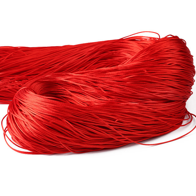 Line 7 Chinese knot braided line handmade DIY material bracelet braid pendant lanyard braided rope red rope beads