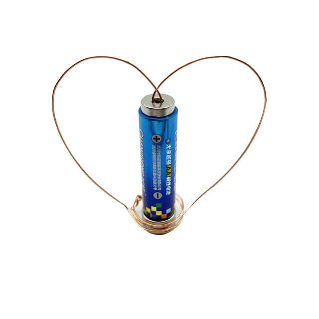 Homemade motor material package rotating copper coil experimental equipment physical model technology small production invention