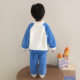 
Boys' Coral Velvet Pajamas Winter Boy's Labubu Home Clothes Warm Suit Children's Baby Thickened Pajamas Winter