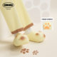 chikoku cute cat paw print cotton slippers for women winter home warm couple waterproof micro arch kitten cotton slippers for men