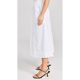 Foreign trade original Hepburn style side zipper pocket imported Ma cotton temperament elastic waist umbrella skirt skirt
