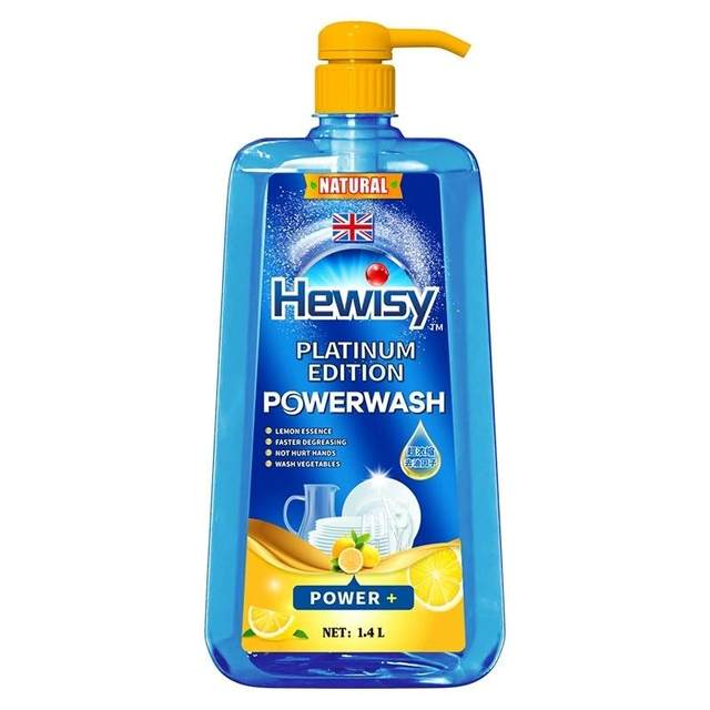 
Hewisy high concentration lemon plant extract dishwashing liquid, food grade, maternal and infant, can be used to remove oil and insect smell, fruit and vegetable cleaning household