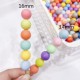 DIY children's weaving women's colorful candy earrings and accessories homemade straight hole bead acrylic accessories hand-painted