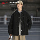 Huili lapel jacket men's autumn and winter 2024 new thickened high-end tooling top American baseball uniform trend