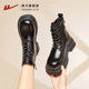 Pull-back Martin boots for women 2025 new autumn and winter popular thick-soled short boots versatile British style black boots for women