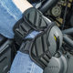 Motorcycle knee pads, riding motorcycle protective gear, winter windproof protective equipment, anti-fall elbow pads, four-piece set to keep warm for men and women