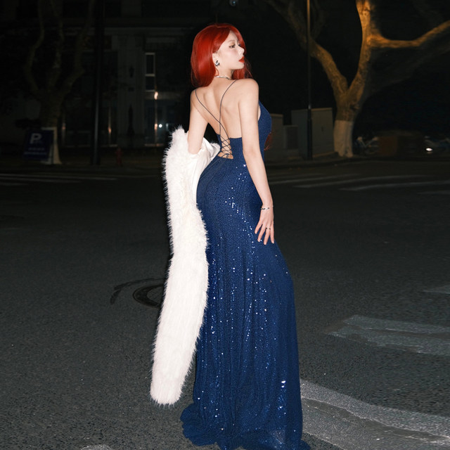 Now Huntergirl 'Underwater Star River' Birthday Banquet Graduated Evening Dress Marling Stranger Seee Skirt Adult Gift