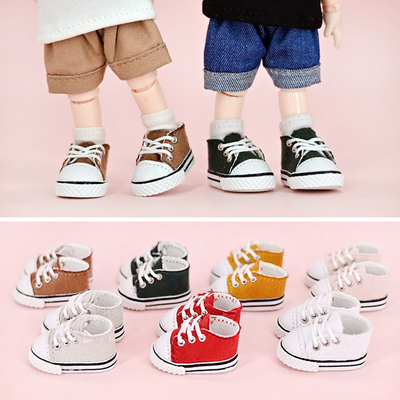 taobao agent OB11 baby shoes casual canvas shoes GSC body shoes 12 points Bjd molly p9 holala sneakers