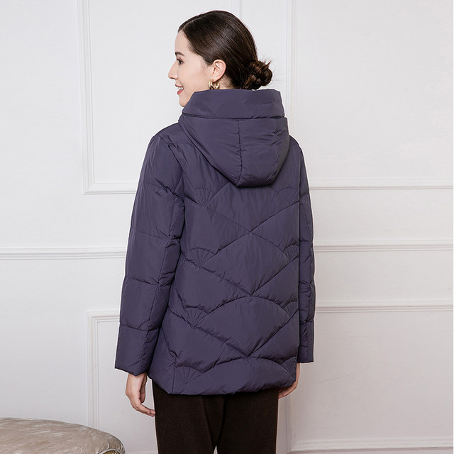 
Enjoyable years, middle-aged mother's down jacket, mid-length winter wear, new warm jacket, loose large size authentic