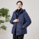 
Appreciating the years, middle-aged and elderly mothers hooded embroidered down jacket, stylish winter wear, new style jacket, loose large size top